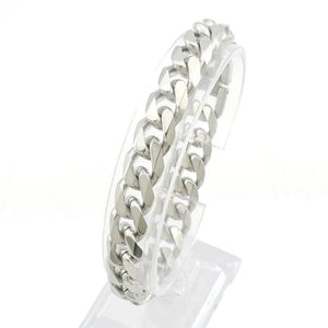 10mm Stainless Steel Men's Bracelet Rock Bangle Male Accessory