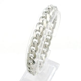 10mm Stainless Steel Men's Bracelet Rock Bangle Male Accessory