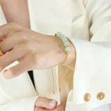 Personality Beaded Adjust Stainless Steel Bracelet
