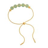 Personality Beaded Adjust Stainless Steel Bracelet