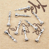 Chess Charm Jewelry DIY Finding 40pcs 8x26mm