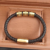 Beaded Leather Bracelet for Men