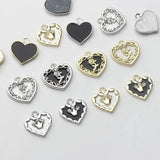 Enamel Rose Flower Charms Pendant for DIY Necklace Making