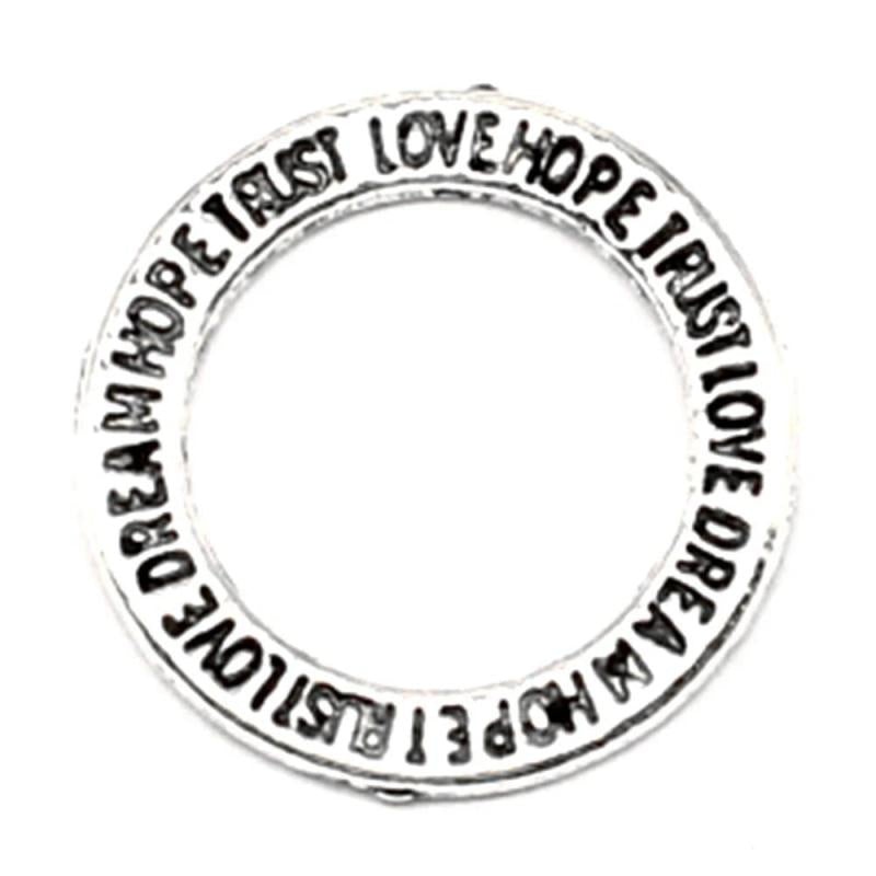 Skeleton Circles Charm for DIY Jewelry Making 180pcs