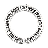 Skeleton Circles Charm for DIY Jewelry Making 180pcs