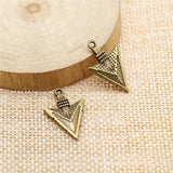 43pcs Antique Bronze Awl Charms Retro DIY Jewelry Earring Keychain Hair Card Pen