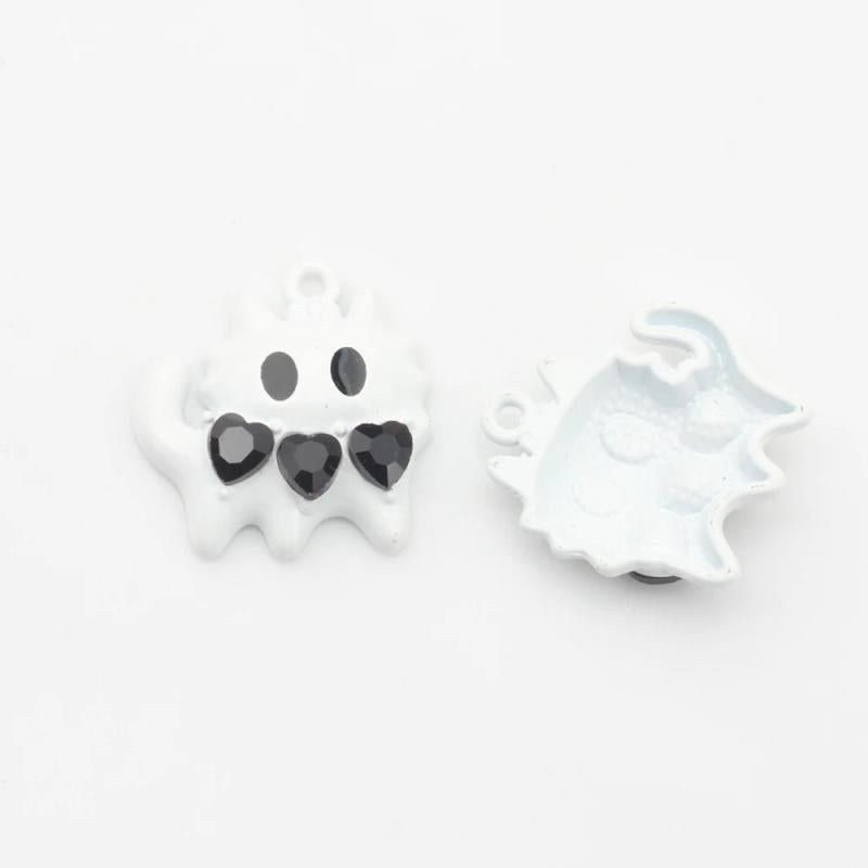 6pcs Enamel Cat Charms For DIY Jewelry Making