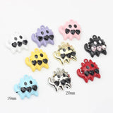 6pcs Enamel Cat Charms For DIY Jewelry Making