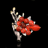 Retro Tree Pin Brooches Women Ins Personality Corsage Pin Set