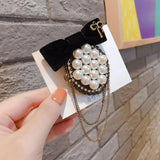 Vintage Small Fragrance Hat Flower Brooch Woman Pearl Spring Brooches
