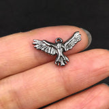10pcs Stainless Steel 3D Eagle Charms DIY Necklace Pendant Jewelry Making