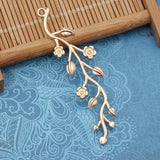 20Pcs 15x59mm Tree Branch Metal Pendant Charms DIY Jewelry Accessories