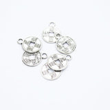 200 pcs/lot 10*12 mm Metal Pendant DIY Charms