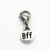 30pcs BFF Charms Dangle Lobster Clasp Hanging DIY Jewelry Accessories
