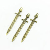 Game throne John snow cat sword charms pendants D0915