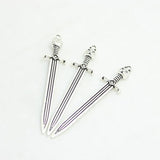 Game throne John snow cat sword charms pendants D0915