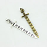 Game throne John snow cat sword charms pendants D0915