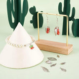 56Pcs Stainless Steel Leaf Charms Pendants for DIY Jewelry Making