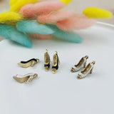 10pcs K Tone Drip Oil Alloy Small Pendant Point Drill High H
