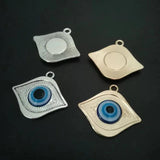 10pcs 33x29mm Evil Eye Charm Pendant for Jewelry Making