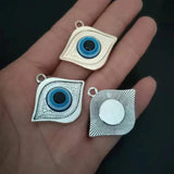 10pcs 33x29mm Evil Eye Charm Pendant for Jewelry Making