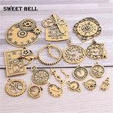 20pcs Steampunk Clock Charms for Jewelry Making Diy Vintage Metal