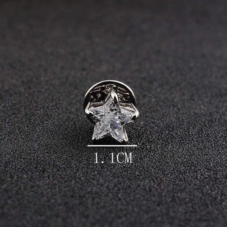 5-Pointed Star Small Brooch Pentagram Badge Pin