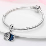 Silver Starry Sky Series Bracelet Necklace Charms DIY Jewelry Pendants