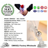 European Wedding Gift 18KT Necklace Pendant Charm CA244
