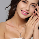 European Wedding Gift 18KT Necklace Pendant Charm CA244