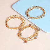 Bohemian Beach Beaded Anklet Bracelet Ethnic Butterfly Foot Jewelry