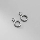 925 Silver Hollow Flower Charms DIY Jewelry Accessory