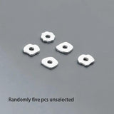 5pcs 925 Sterling Silver Retro Spacer Beads DIY Making Supplies