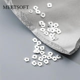 5pcs 925 Sterling Silver Retro Spacer Beads DIY Making Supplies