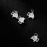 925 Sterling Silver Elephant Letter Charm DIY Jewelry Accessory