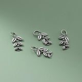 925 Silver Wheat Tassel Pendant Charms DIY Supplies