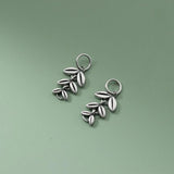 925 Silver Wheat Tassel Pendant Charms DIY Supplies