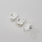 925 Sterling Silver Flower Connection Charms for DIY Jewelry Necklace