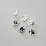 925 Sterling Silver Flower Connection Charms for DIY Jewelry Necklace