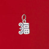 925 Silver Retro Chinese Character Pendant Charm DIY Making