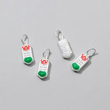 S925 Sterling Silver Abacus Necklace Charm DIY Allery Accessory
