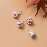 925 Sterling Silver Blessing Chinese Charms DIY Jewelry Accessory