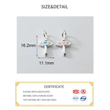 925 Silver Pink Angel DIY Jewelry Necklace Bracelet Accessory
