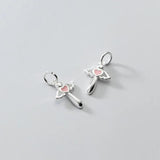 925 Silver Pink Angel DIY Jewelry Necklace Bracelet Accessory