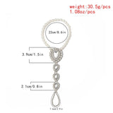 J.Shine Sexy Crystal Anklets for Women Pearl Chain Ankle Bracelet