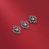 925 Sterling Silver Blessing Hollow Double hole Charms DIY Jewelry Accessory