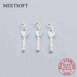 999 Silver Baby Spoon Letter Charms DIY Jewelry Findings