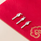 999 Silver Baby Spoon Letter Charms DIY Jewelry Findings