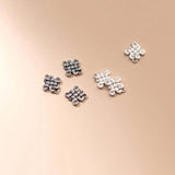 925 Sterling Silver Chinese Knot Double Hole Charms for DIY Jewelry Making