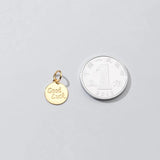 925 Silver Good Luck Letter Charms for DIY Jewelry Making